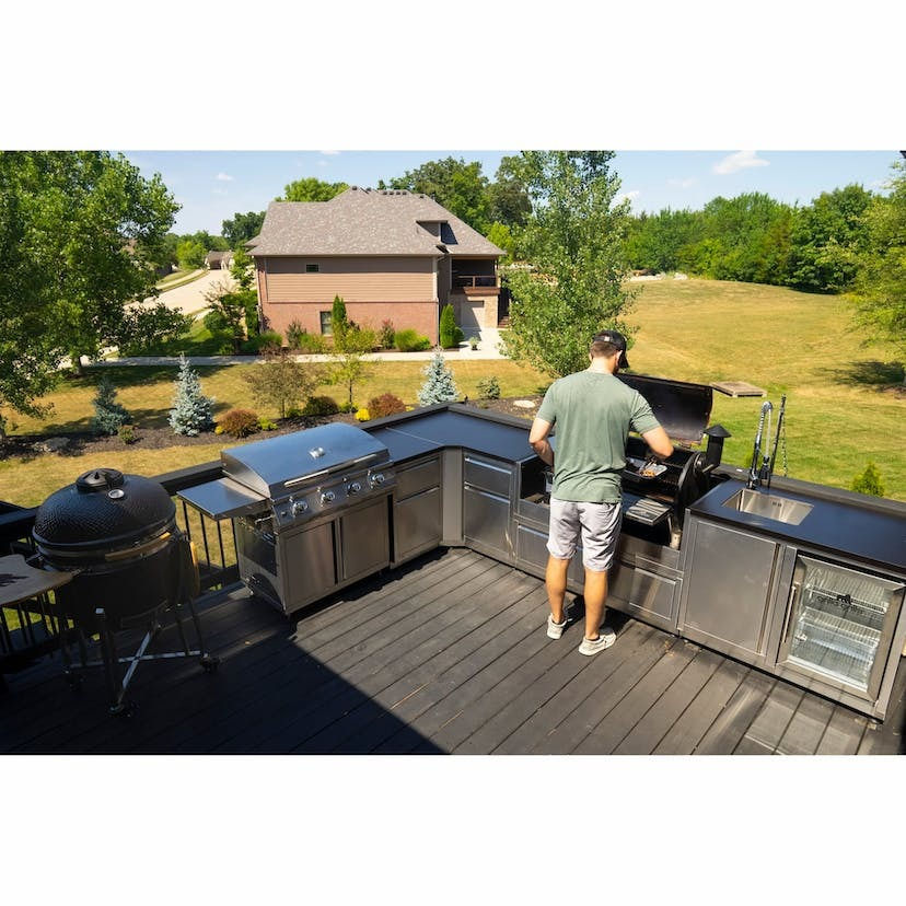 Thumbnail: Corner Piece for Outdoor Kitchen