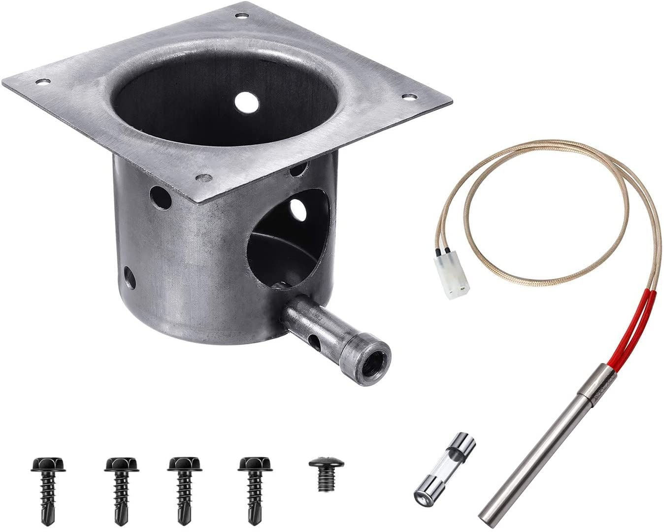 Fire Burn Pot and Hot Rod Igniter Kit Replacement Parts for Traeger and Pitboss