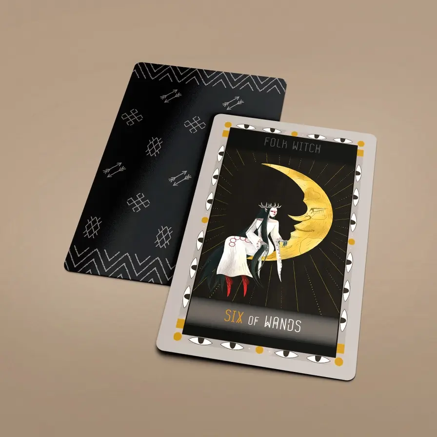 Thumbnail: Witch Folk Tarot 78+2 Extra Cards Deck