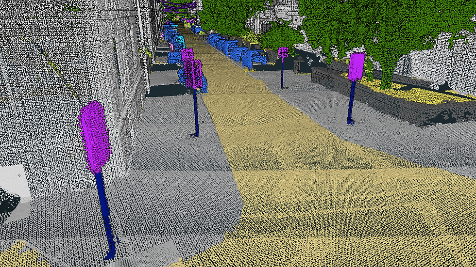 Mobile mapping classification