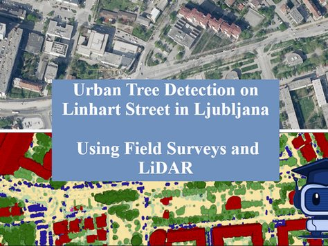 Urban Tree Detection in Ljubljana - Using Field Surveys and LiDAR