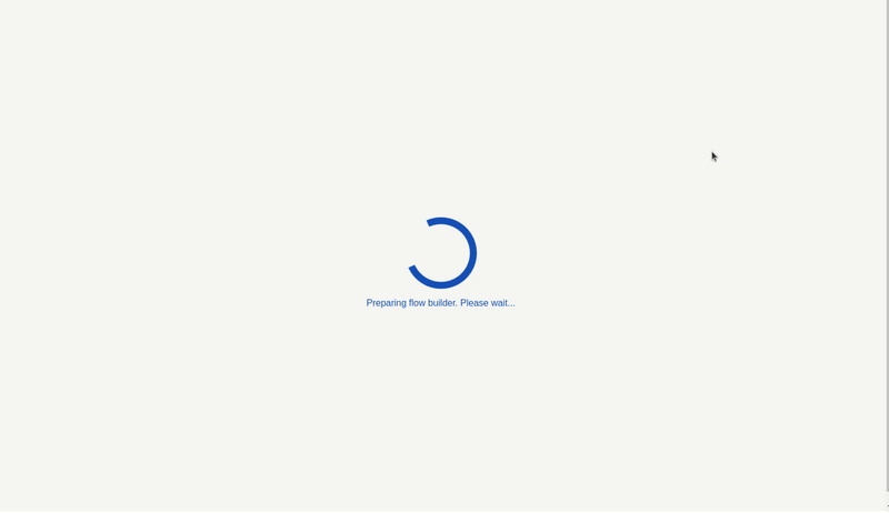 Creating a flow form from a template to enhance your experience.