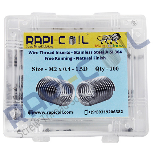 M2 x 0.4 Wire Thread Inserts kit RAPICOIL