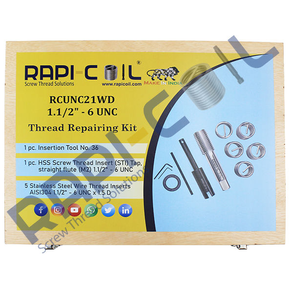 1.1/2" - 6 UNC | Thread Repairing Kit