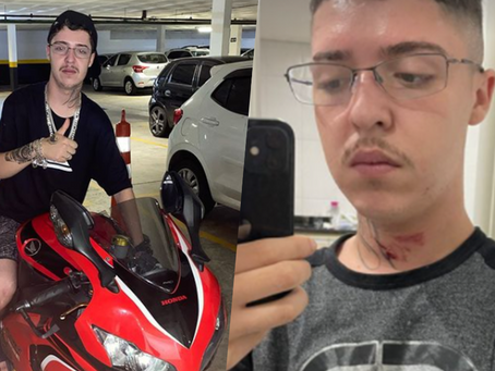 Salvador Da Rima sofre acidente de moto e conta o ocorrido através de suas redes sociais. Confira: