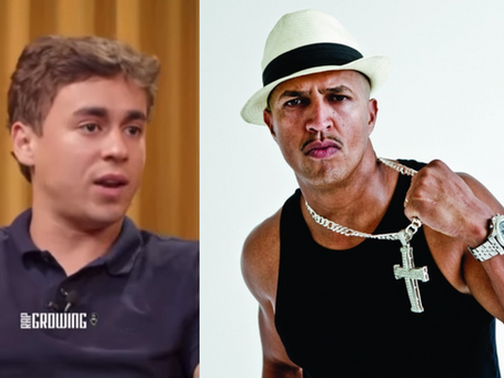 Nikolas Ferreira fala a sua opinião sobre o Mano Brown como rapper e pessoa.