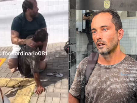 Entregador é agredido após se recusar a subir com pedido do cliente.