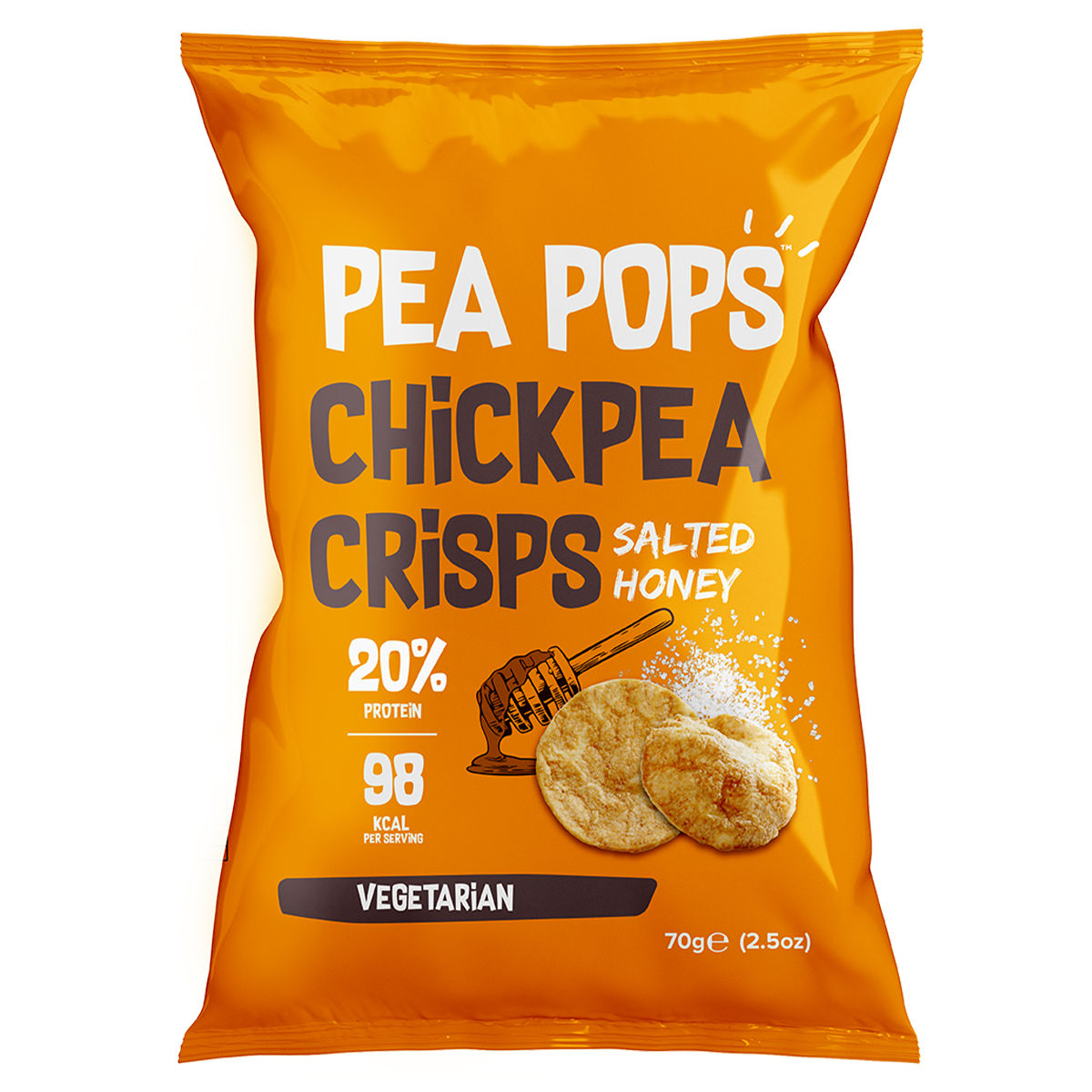 Pea Pops Salted Honey 4x70g