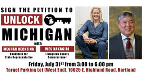 Reckling to host Unlock Michigan petition event