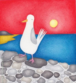 On the Rocks 16x14.5cm