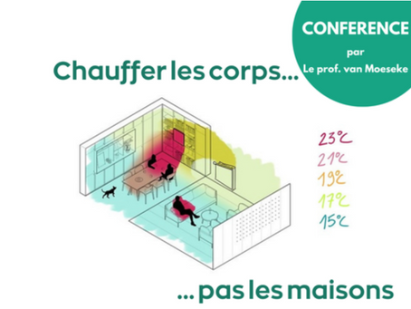 19/10: Conférence à Gembloux - "Chauffer les corps... pas les maisons"