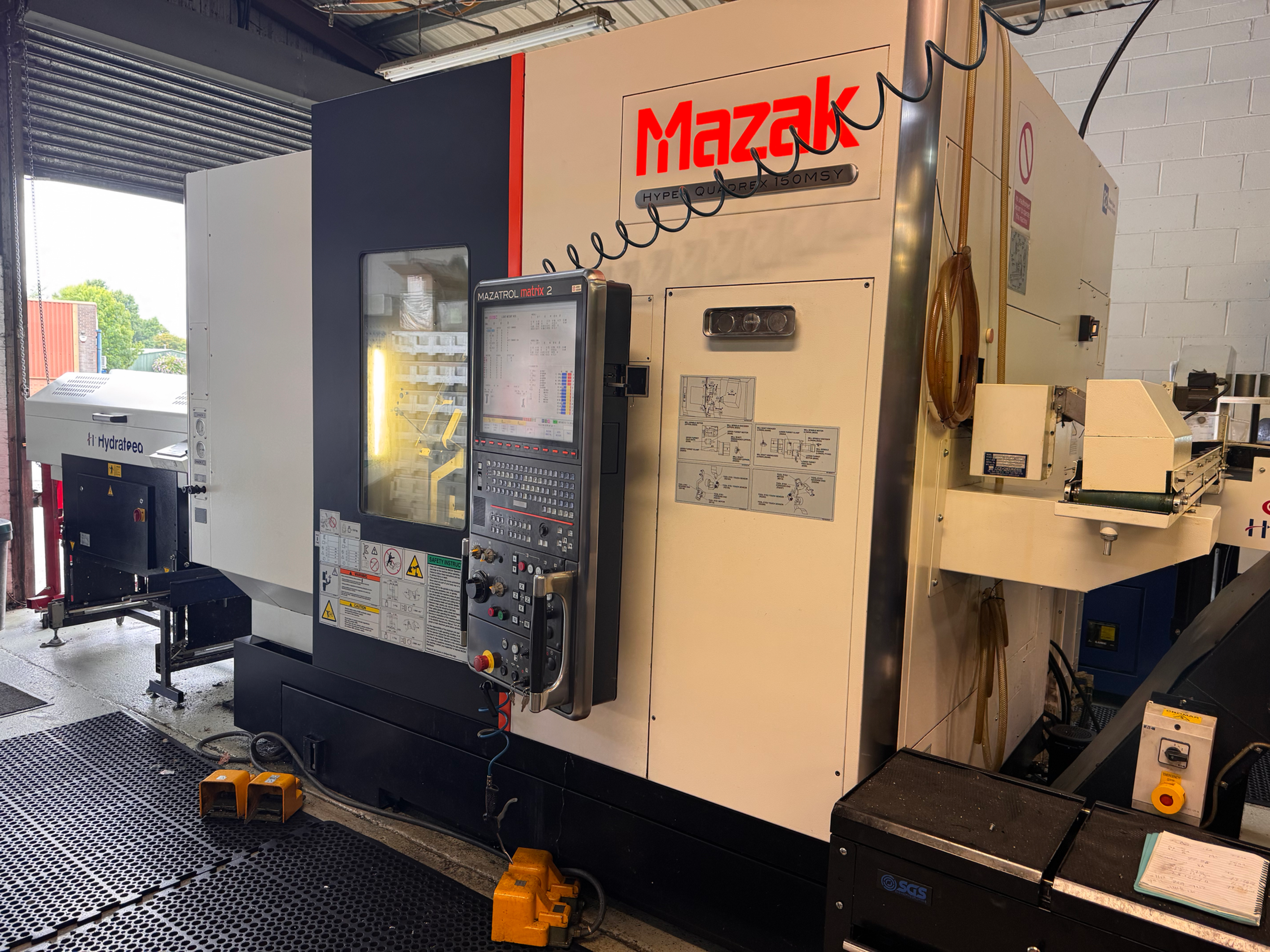 2014 Mazak Hyper Quadrex 150 MSY CNC Lathe - Excellent Condition