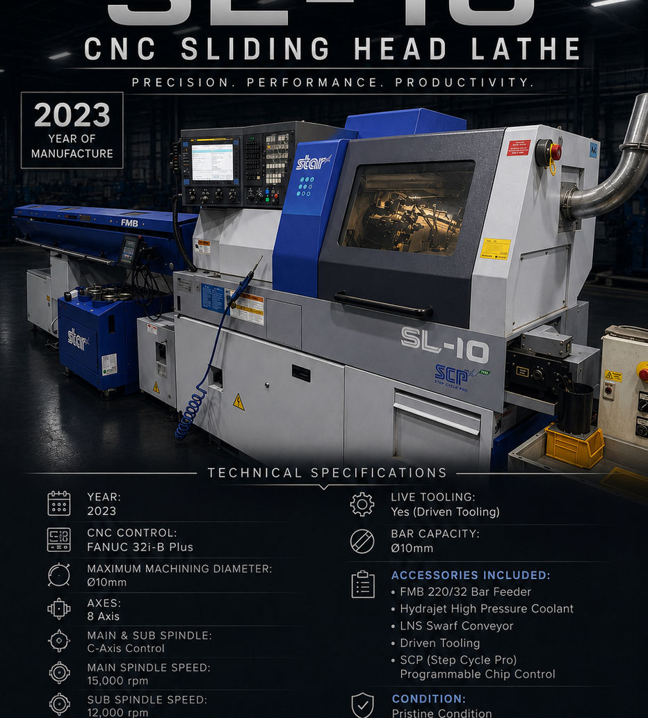 Sold - 2023 Star SL-10 (12,000 Hours).  