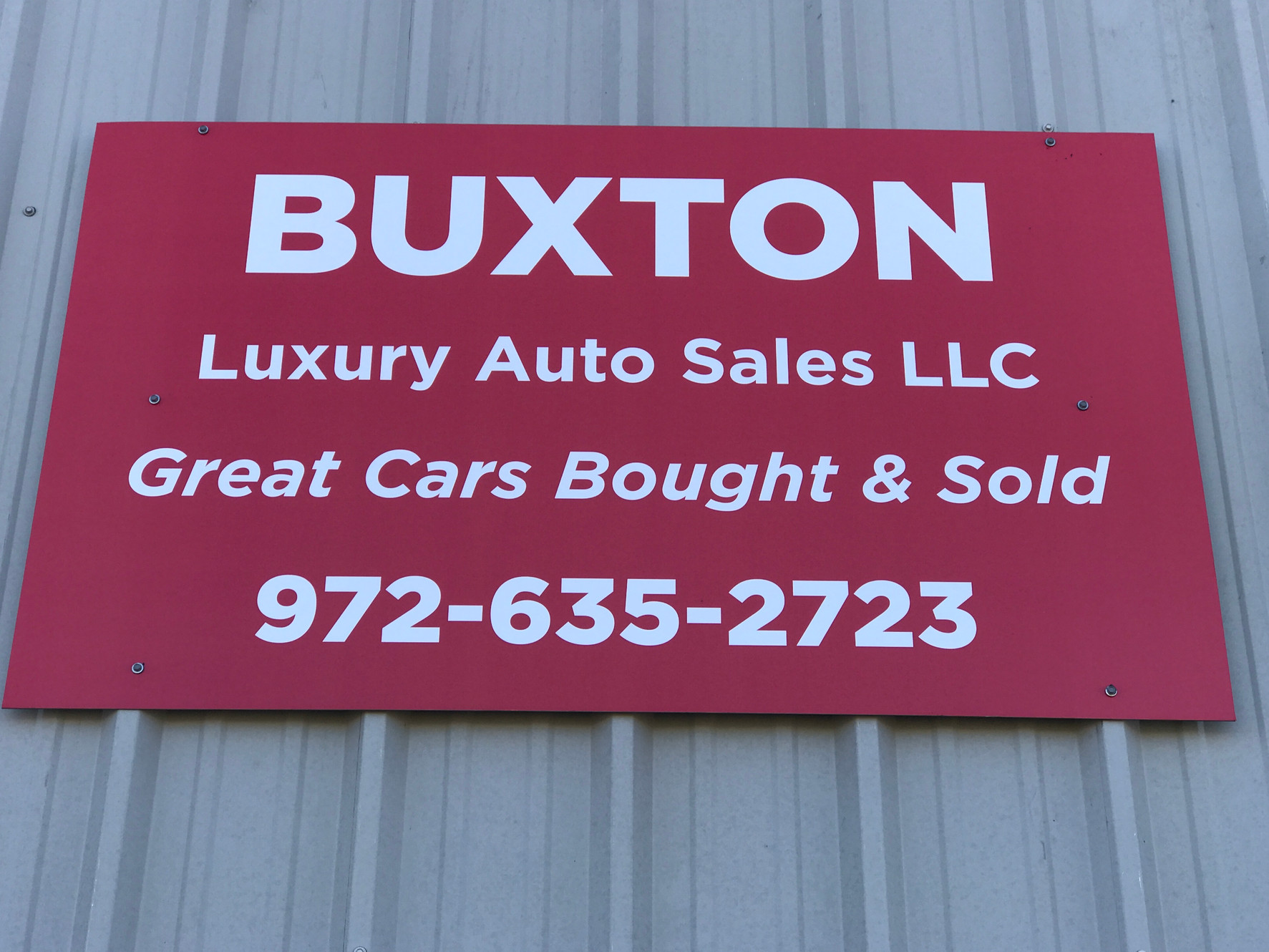 Used Cars Buxton Luxury Auto Sales, LLC Fate Texas