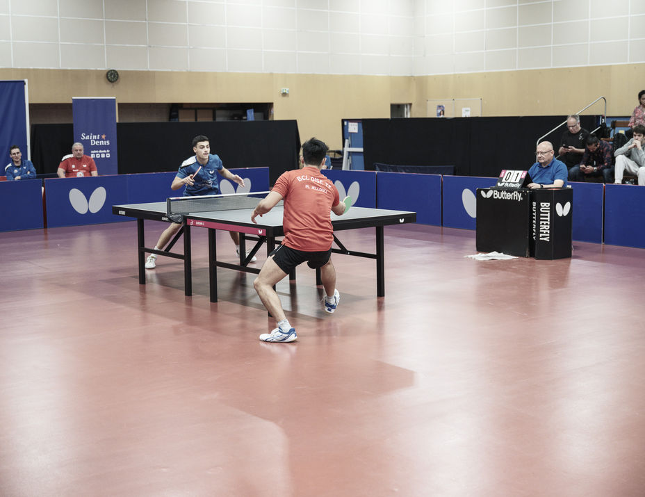 Championnat de France Tennis de table Saint-Denis.