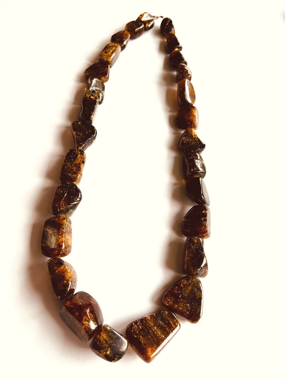 Thumbnail: Superstar Style - Large Long Amber Necklace 