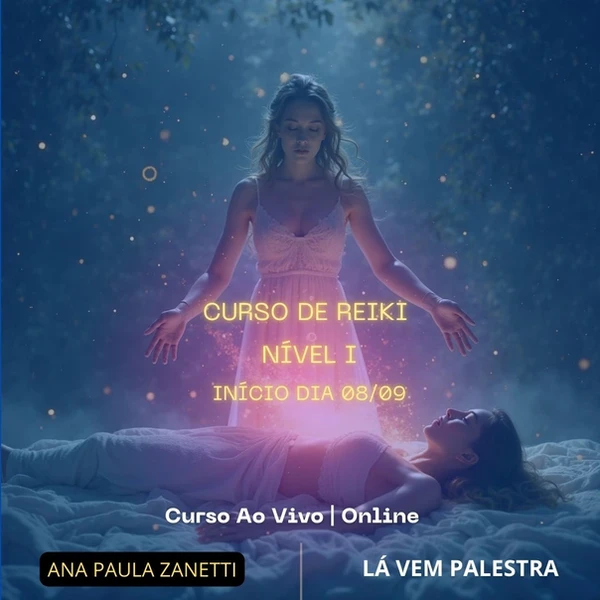 Uma terapeuta enviando REIKI para outra pessoa
