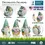 Thumbnail: Garden Guardians Set of Three 6" Gardening Gnome Figurines