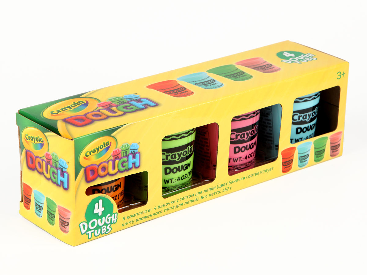 Ծեփախմորների հավաքածու 4 գույն Crayola