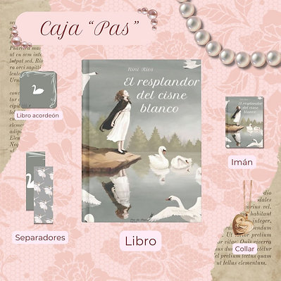 Caja "Pas" | El resplandor del cisne blanco
