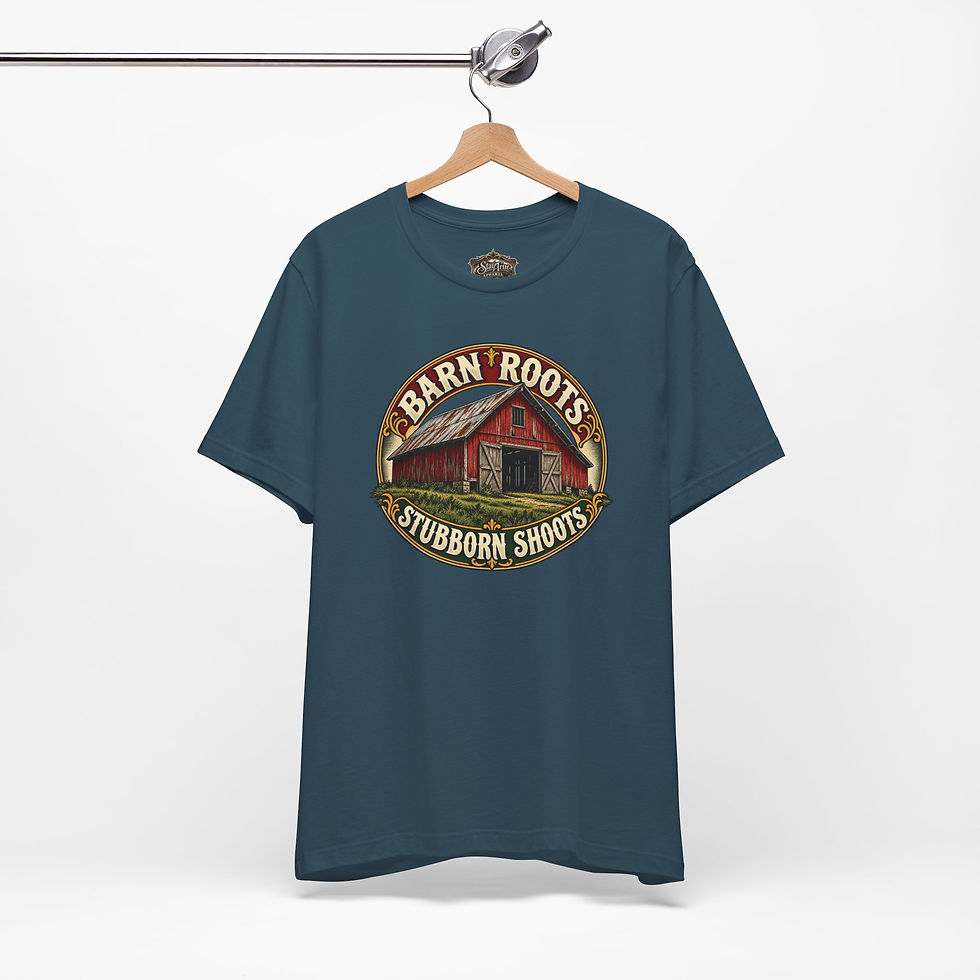 Thumbnail: Barn Roots Stubborn Shoots Vintage Farm Graphic Tee
