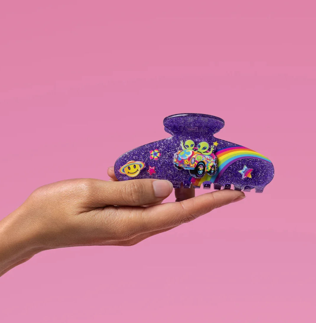 Pinza para cabello grande Lisa Frank x Kitsch
