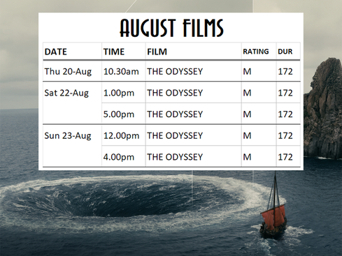 Films This Week (20/08-23/08)