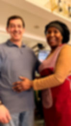 The cute couple Silva and Ana