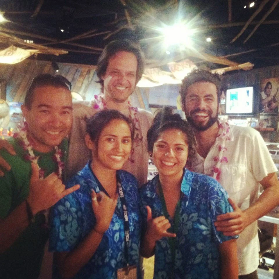 Hawaiian friends we made there