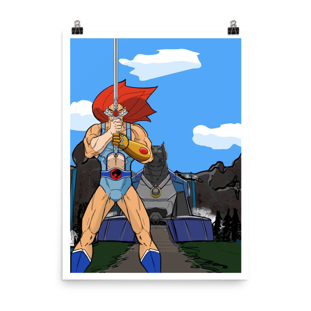 Power of Leo - Poster - Illustrated By Lucas De La Vega