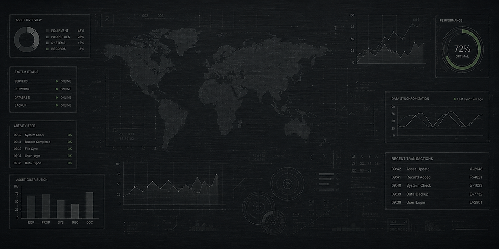AI-Powered Home Asset Management dashboard with global data