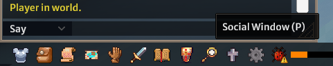 Social Window: Icon Added to Horizontal Bar and Action Bars to Open Window