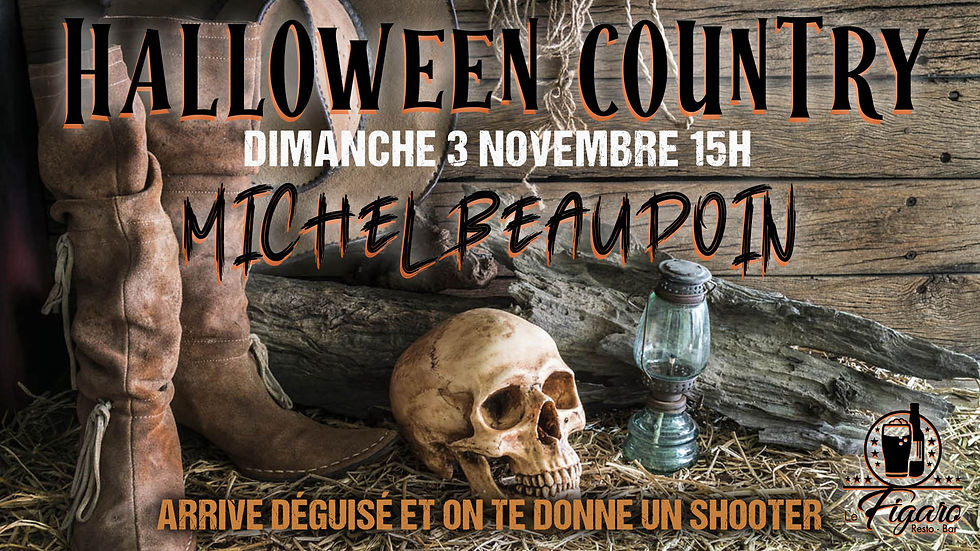 Halloween Country avec Michel Beaudoin / dimanche 15h