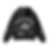 Thumbnail: Oversize black gym hoodie back view