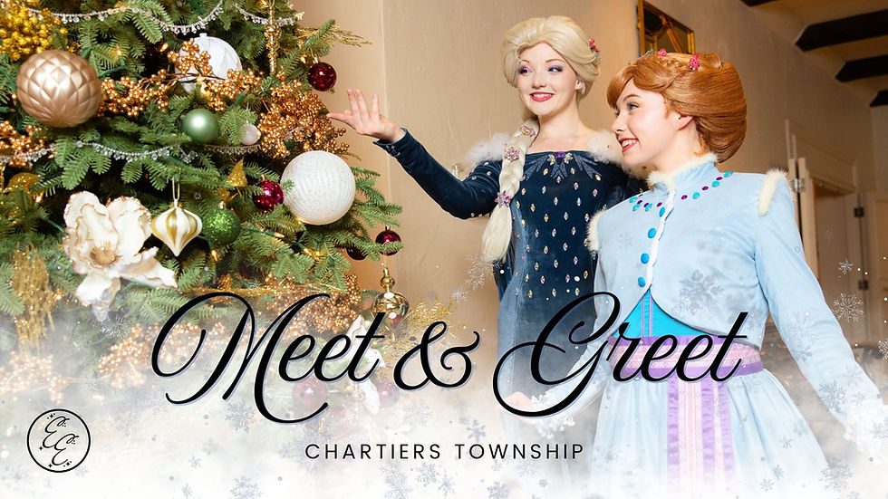 Elsa and Anna Meet & Greet; Cookies with Santa