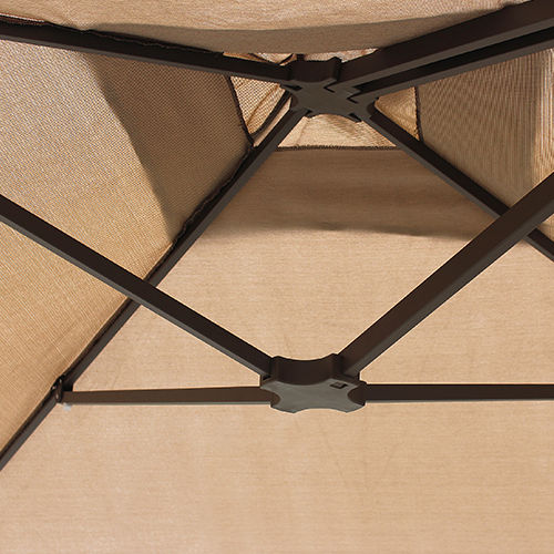 Miniatura: ombrelone com mais cobertura