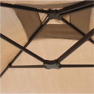 Miniatura: ombrelone de parede articulado