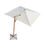 Miniatura: ombrelone lateral giratório