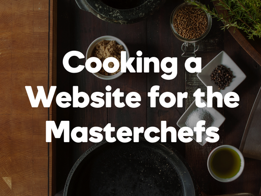 Cooking up a website for the Masterchefs
