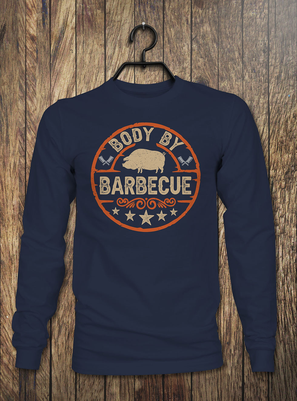 Thumbnail: Body By BBQ Emblem -  Long Sleeve 