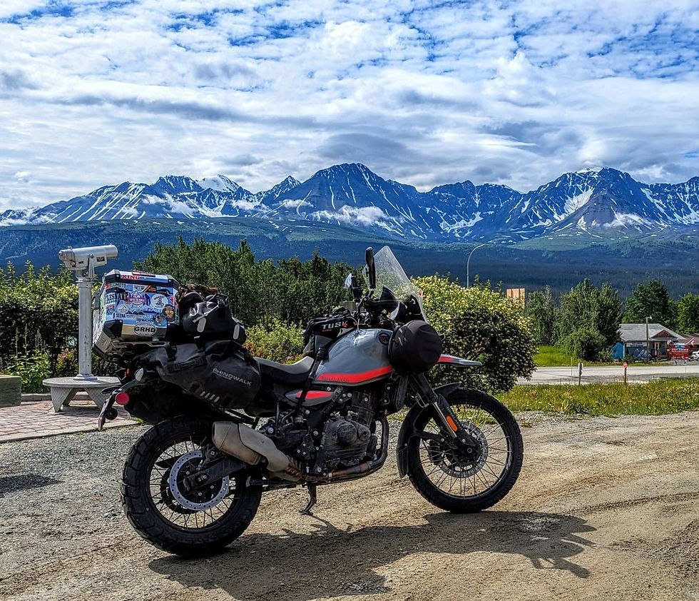 small touring motorcycle