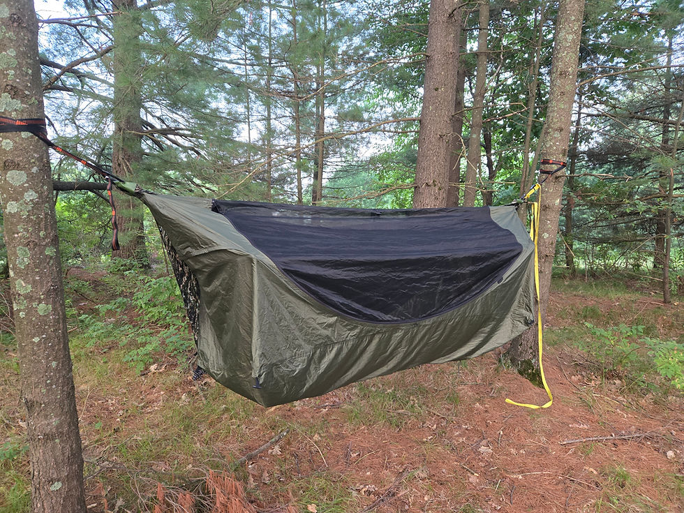 Haven tent bridge hammock