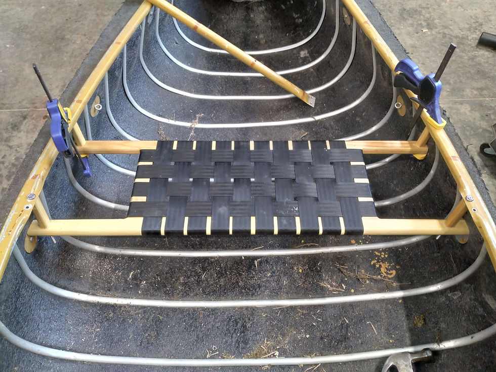 Adding A Solo Seat to the Sportspal 12Foot Canoe