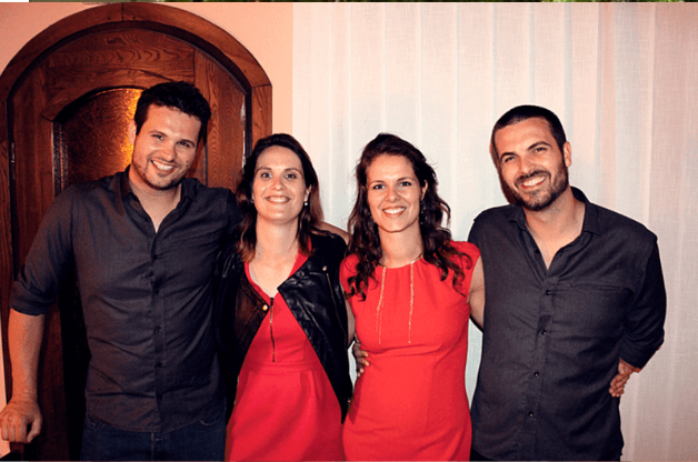 Corentin, Audrey, Estelle et Arnaud