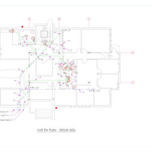 Plomberie caisse Sherbrooke - commercial - Autocad