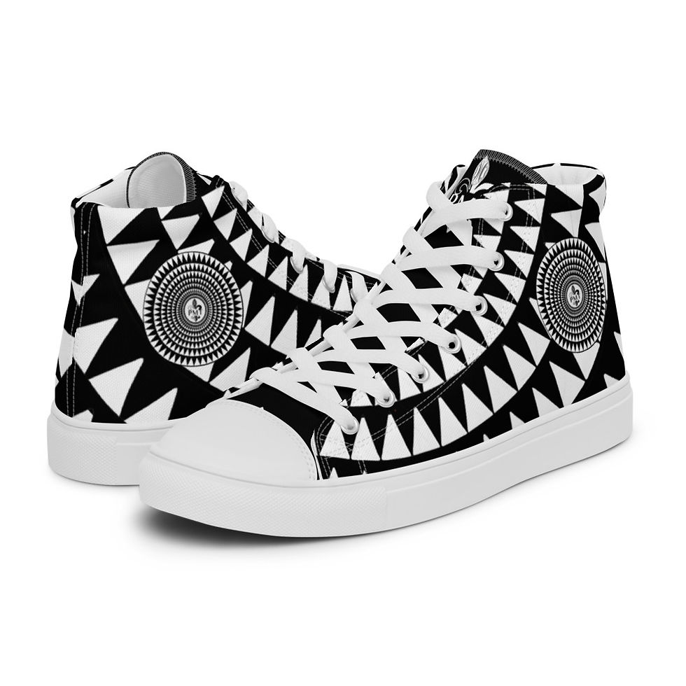 Thumbnail: PMT Men’s high top canvas shoes