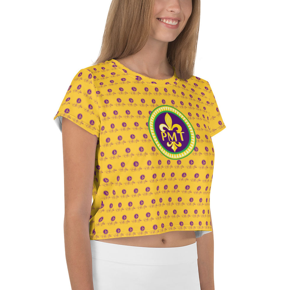Thumbnail: PMT MG22 All-Over Print Crop Tee