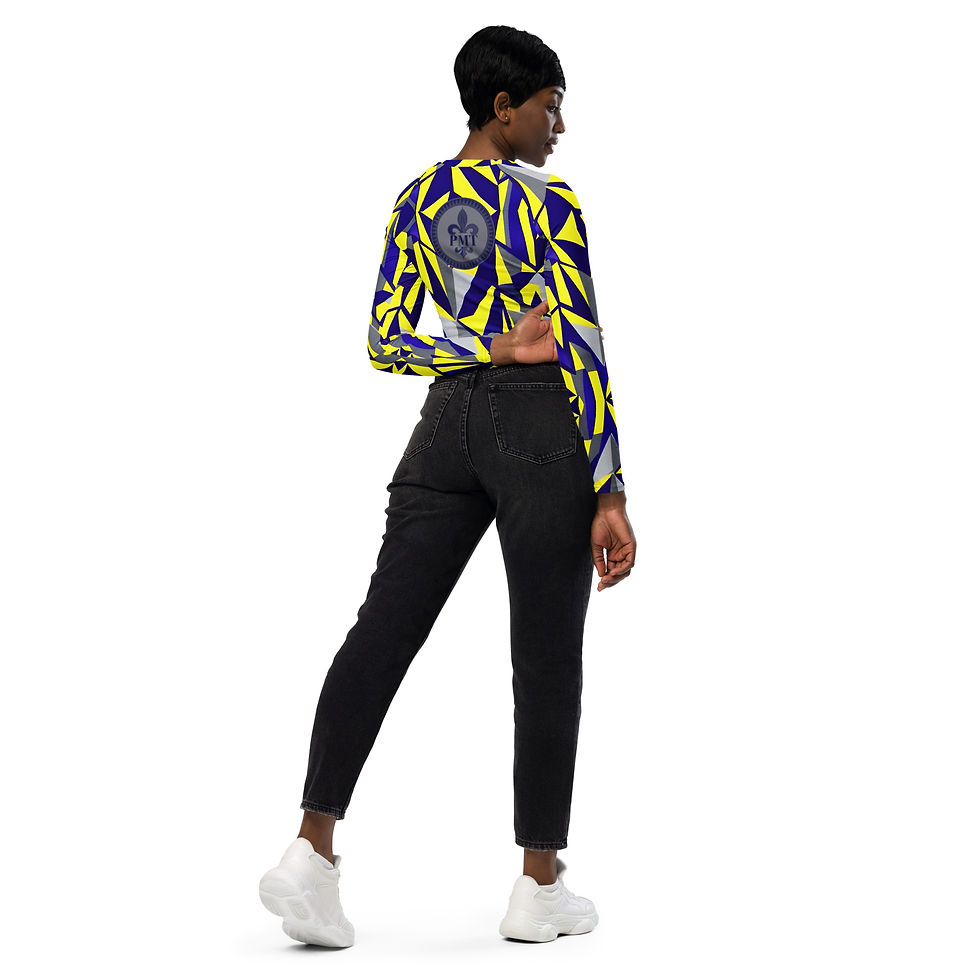 Thumbnail: PMT Recycled long-sleeve crop top