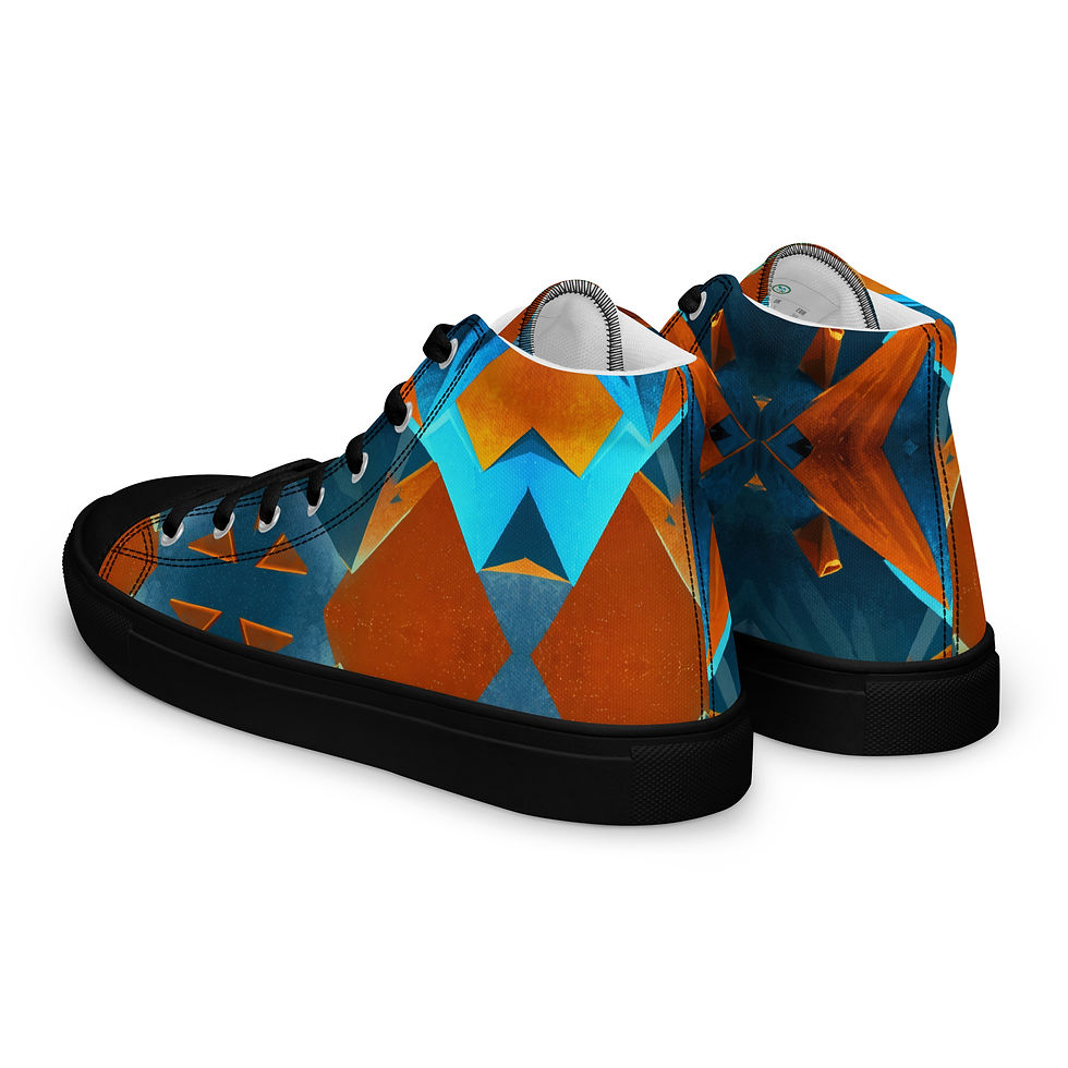 Thumbnail: PMT Men’s high top canvas shoes
