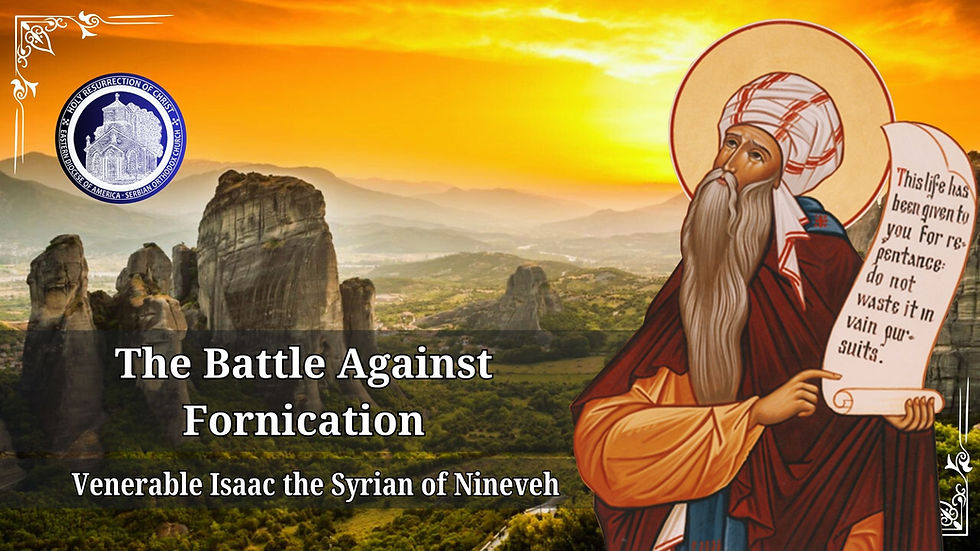 The Battle Against Fornication